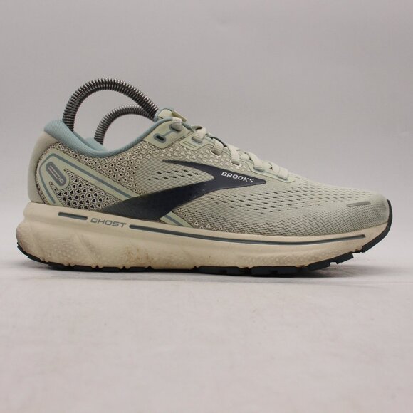 Brooks Ghost 14 Women's Size 7.5 Green Gray Running Shoes Sneakers 1203561B317 - Picture 1 of 9